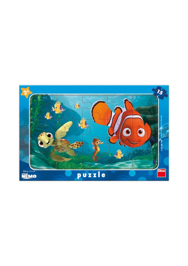 Puzzle Nemo a želva 15 dílků deskové DINO