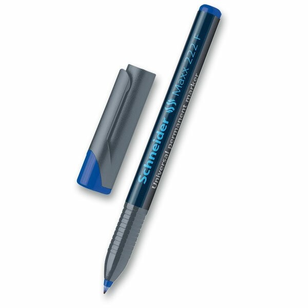 Permanentní popisovač Maxx 222 výběr barev, hrot 0,7 mm modrá Schneider