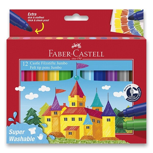 Fixy Faber-Castell Jumbo 12 barev Faber-Castell