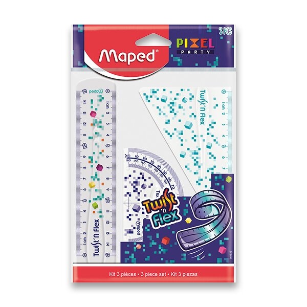 Sada Maped Twist´n Flex Pixel Party 3dílná sada Maped