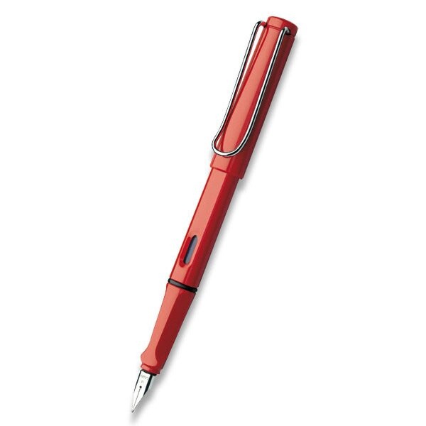 Lamy Safari Shiny Red plnicí pero hrot LH LAMY