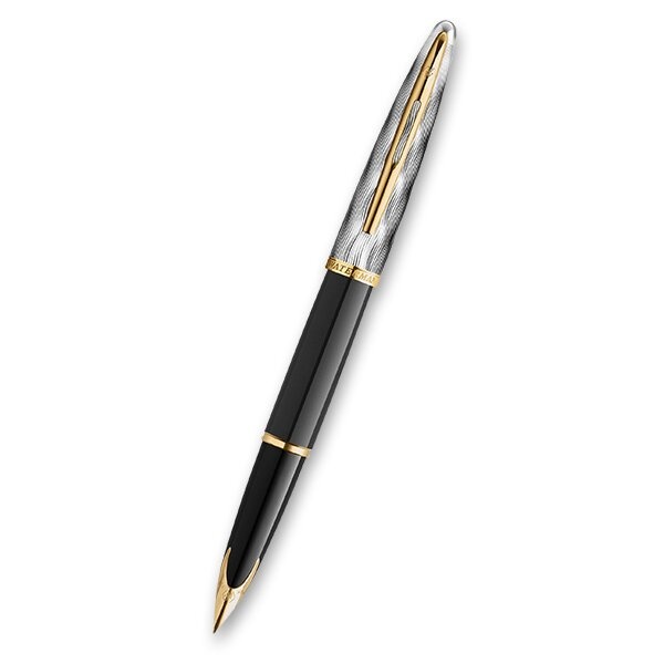 Waterman Carne Reflections of Paris SE DLX Black GT plnicí pero hrot M Waterman