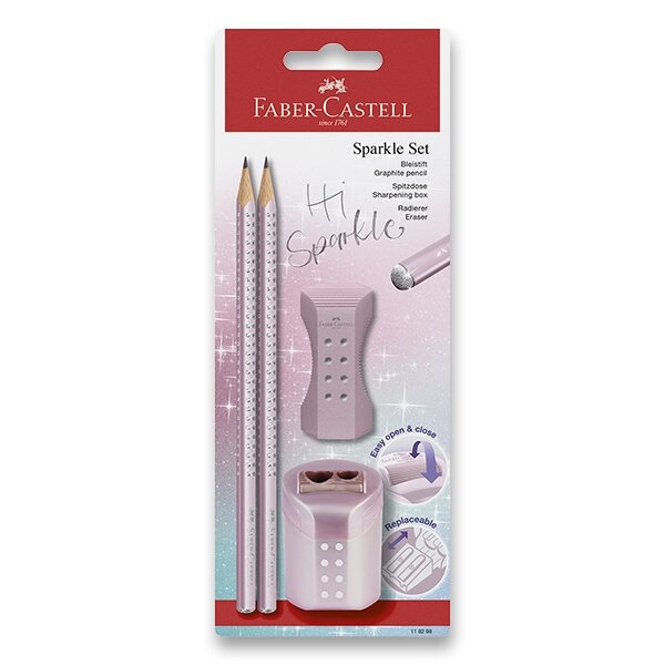 Grafitová tužka Faber-Castell Sparkle set 4 ks Faber-Castell