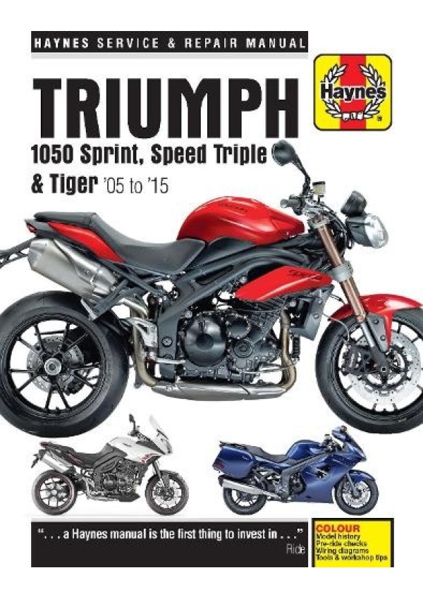 Triumph 1050 Sprint, Speed Triple a Tiger (05 - 15) Haynes Publishing Group