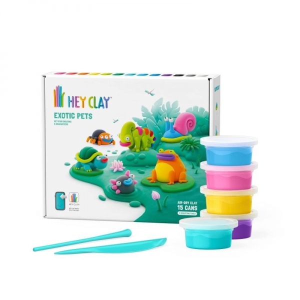 Hey Clay kreativní sada - Exotické zvířáta TM Toys Sp. z o.o.