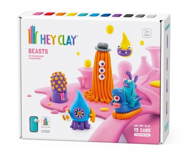 Hey Clay kreativní sada - Příšery TM Toys Sp. z o.o.