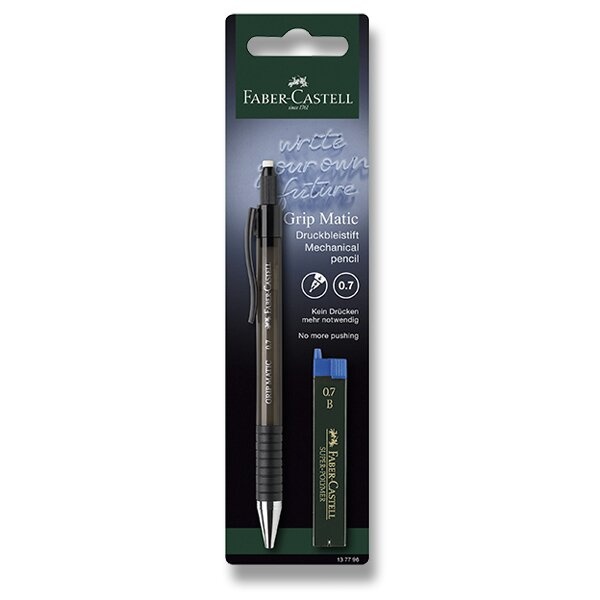 Mechanická tužka Faber-Castell Grip Matic 1377 0,7 mm, černá Faber-Castell