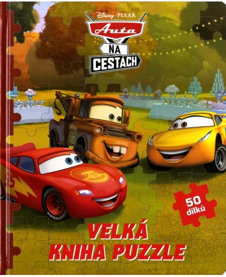 Auta - Velká kniha puzzle Alicanto