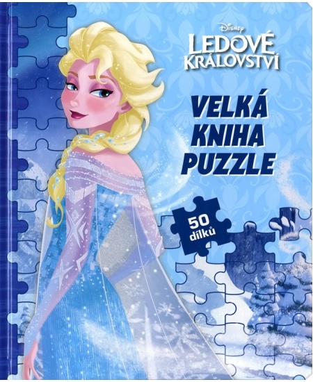 Ledové království - Velká kniha puzzle Alicanto