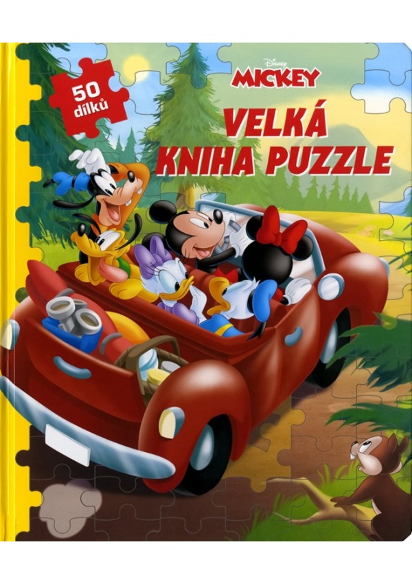 Mickey a jeho přátelé - Velká kniha puzzle Alicanto