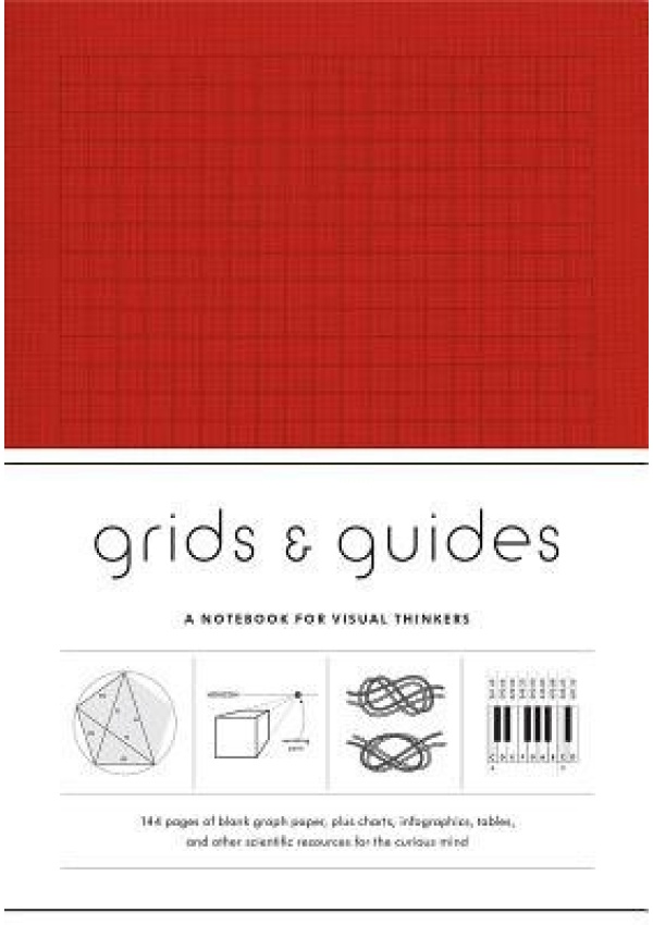 Grids a Guides (Red) Notebook, A Notebook for Visual Thinkers Princeton Architectural Press