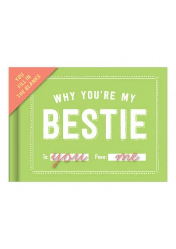 Knock Knock Why You're My Bestie Book Fill in the Love Fill-in-the-Blank Book a Gift Journal KNOCK KNOCK