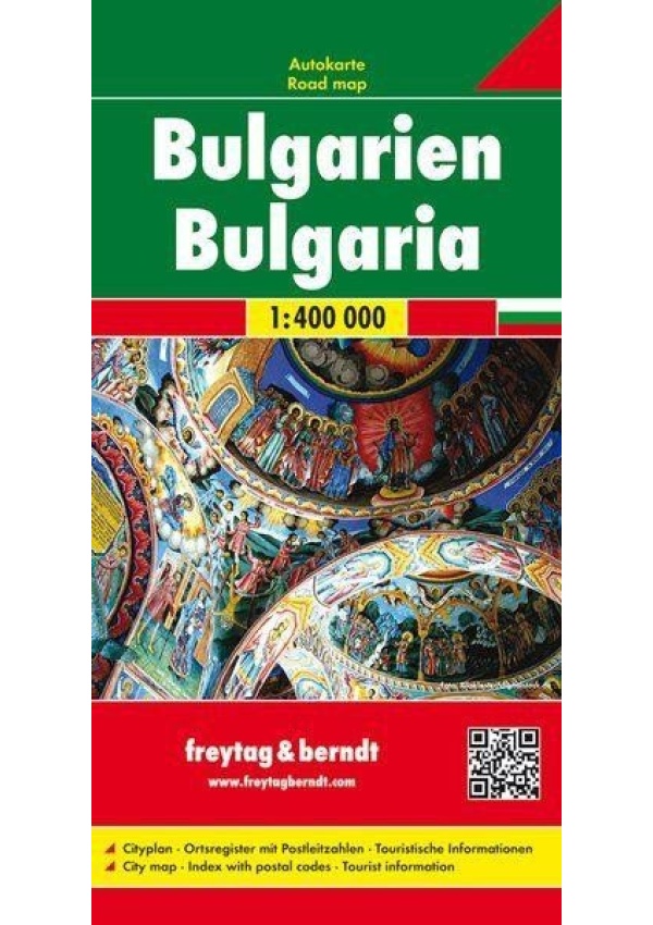 AK 0902 Bulharsko 1:400 000 / automapa + mapa volného času FREYTAG-BERNDT, spol. s r.o.
