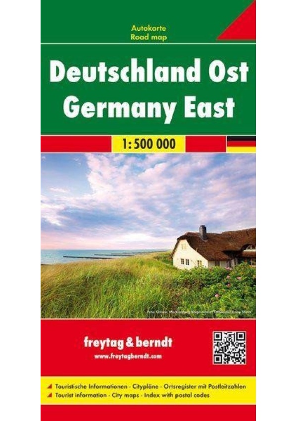 AK 0222 Německo východ 1:500 000 / automapa + mapa volného času FREYTAG-BERNDT, spol. s r.o.