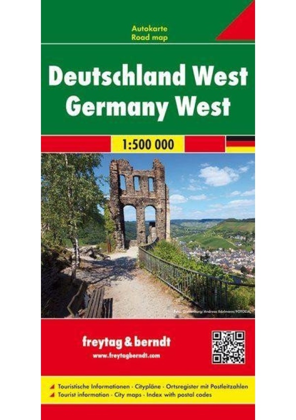 AK 0223 Západní Německo 1:500 000 / automapa + mapa volného času FREYTAG-BERNDT, spol. s r.o.
