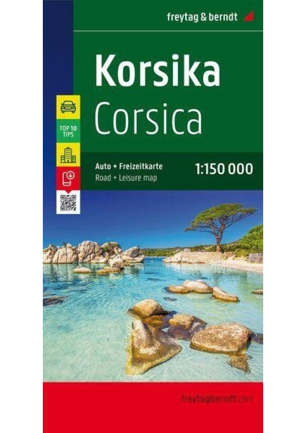 AK 0407 Korsika 1:150 000 / automapa + mapa volného času FREYTAG-BERNDT, spol. s r.o.