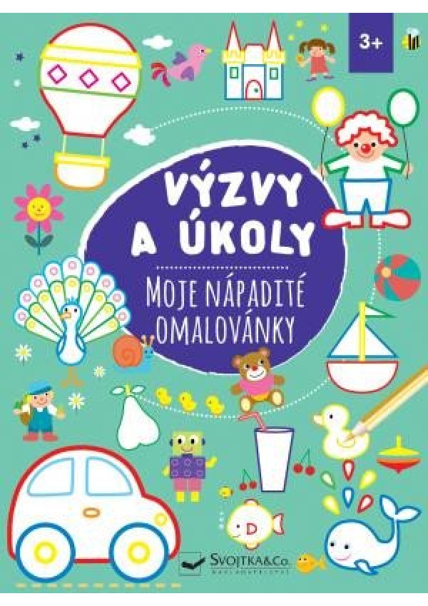 Výzvy a úkoly Moje nápadité omalovánky 3+ Svojtka & Co. s. r. o.