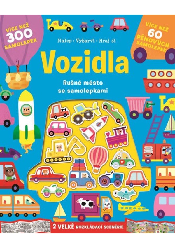 Vozidla - Rušné město se samolepkami Svojtka & Co. s. r. o.