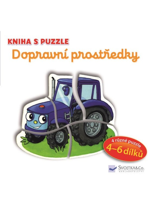 Dopravní prostředky - Kniha s puzzle Svojtka & Co. s. r. o.