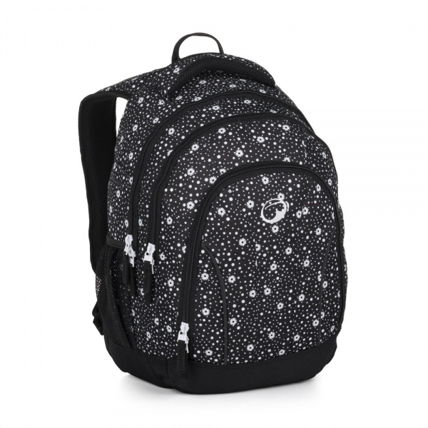 Bagmaster SUPERNOVA 24 A studentský batoh – černo-bílý BagMaster