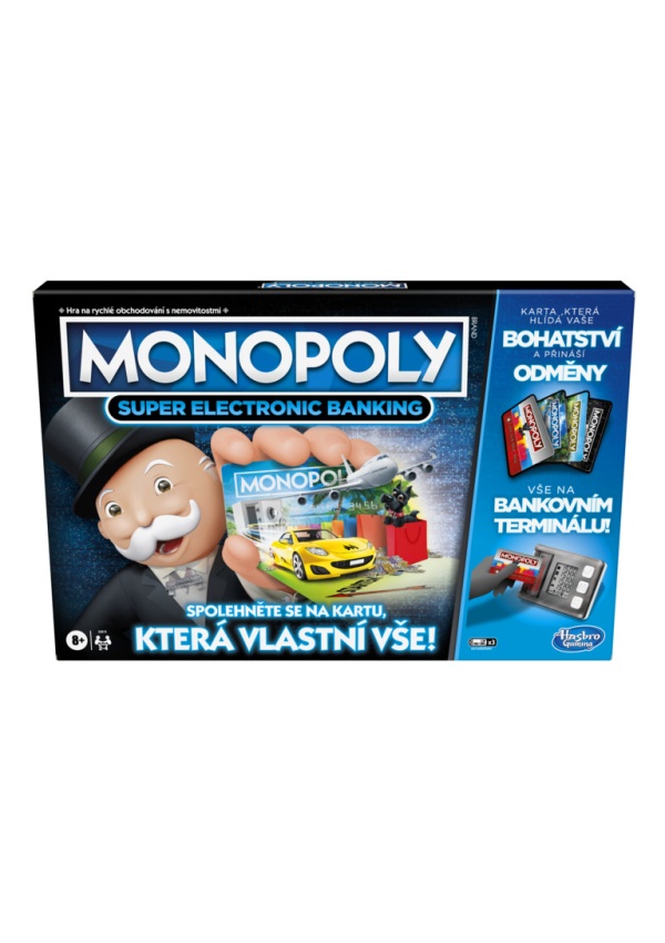 Monopoly Super elektronické bankovnictví CZ verze Hasbro