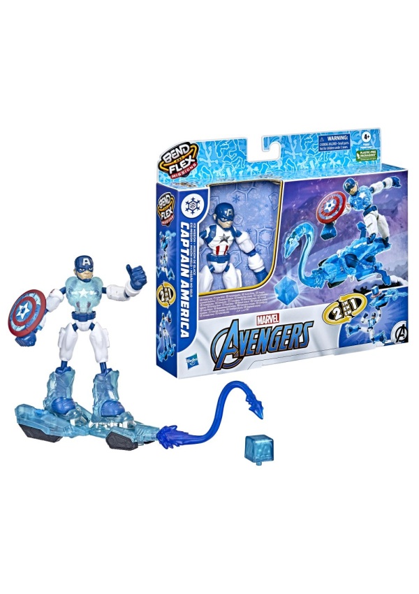 AVENGERS BEND AND FLEX FIGURKY MISE Hasbro