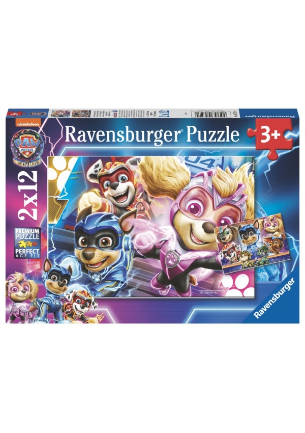 Tlapková patrola ve velkofilmu 2x12 dílků Ravensburger