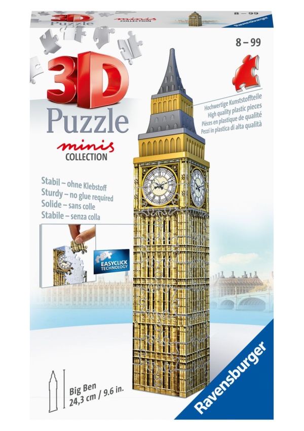 Mini budova - Big Ben 54 dílků Ravensburger