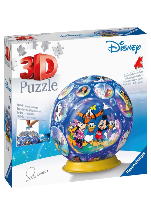 Puzzle-Ball Disney 72 dílků - 100 let Ravensburger