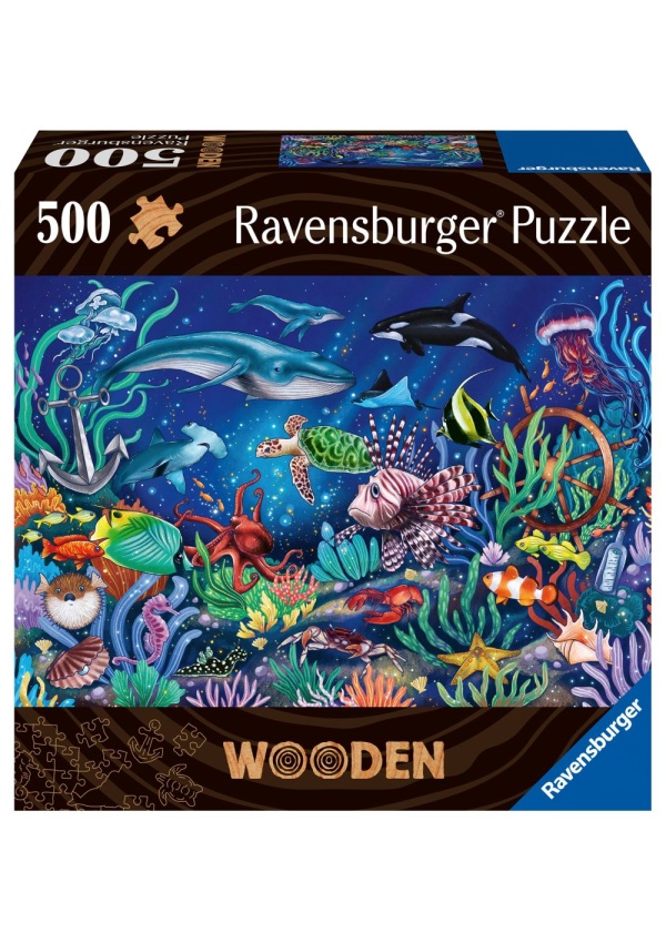 Dřevěné puzzle Podmořský svět 500 dílků Ravensburger