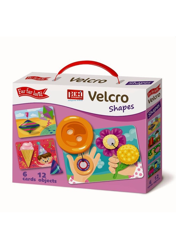 PEXI Velcro skládačky -Tvary (Shapes) Pexi