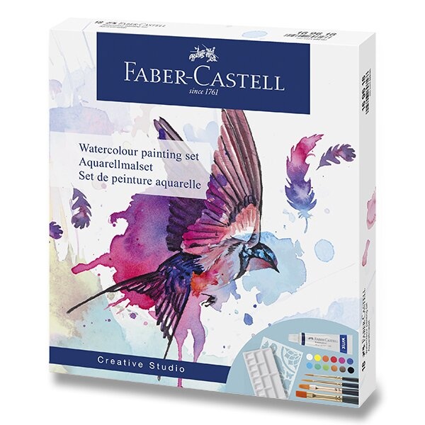 Akvarelové barvy Faber-Castell sada 18 ks Faber-Castell