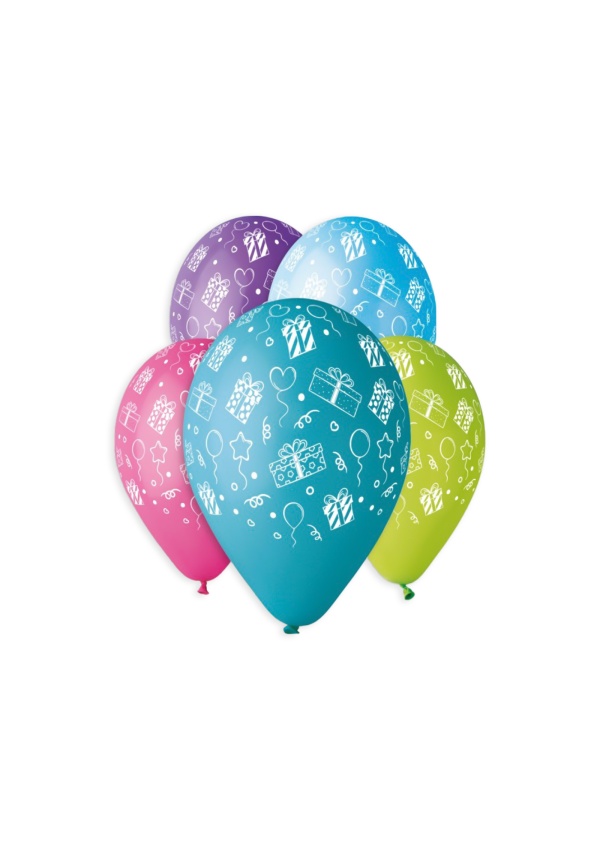 Balónky s potiskem 5ks OBYČ. Dárek SMART BALLOONS s.r.o.