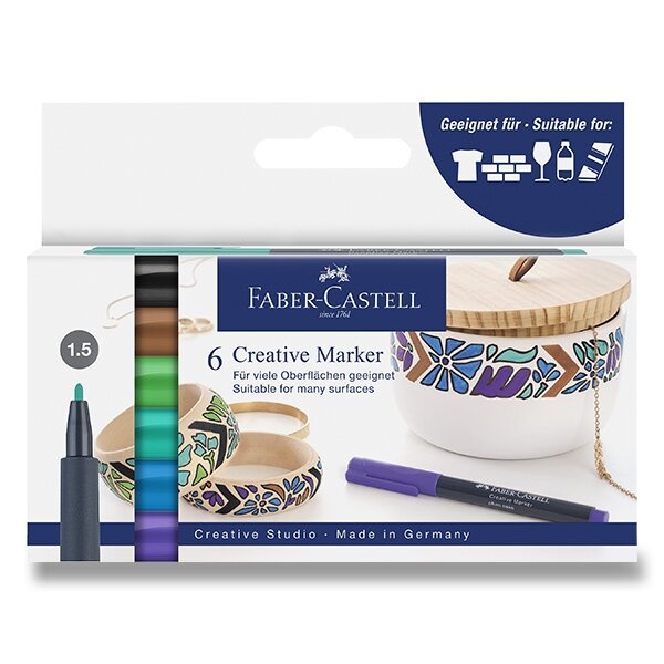 Popisovače Faber-Castell Fairy Forrest 6 ks Faber-Castell