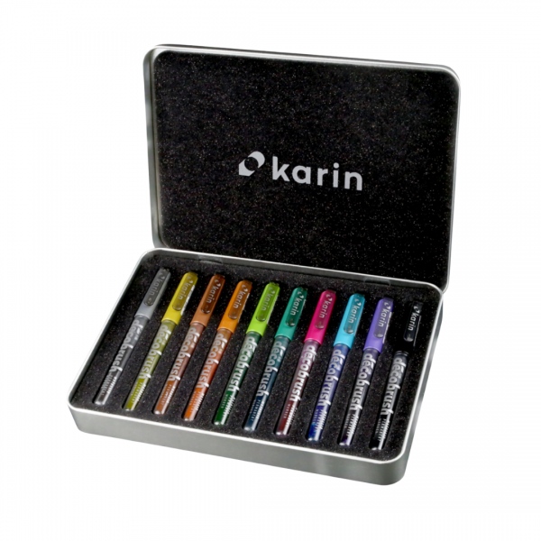 Karin Deco Brush METALLIC 10 ks KARIN