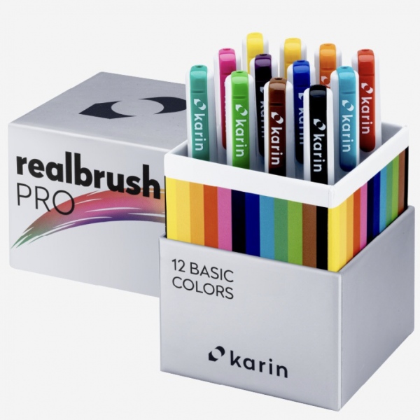 Karin Real brush PRO 12 basic color set KARIN