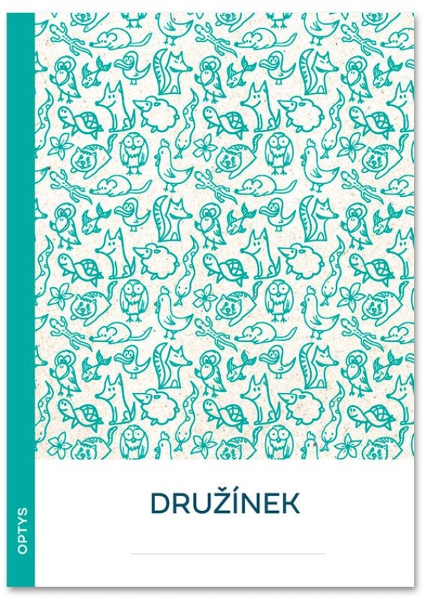 Zápisový sešit Družínek tyrkysový, 10 listů OPTYS, spol. s r.o.