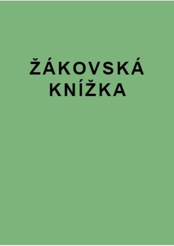 Žákovská knížka (pro žáky SOU) OPTYS, spol. s r.o.