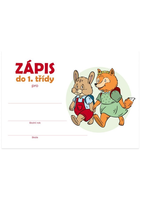 Zápis do první třídy - Zajíček s liškou OPTYS, spol. s r.o.