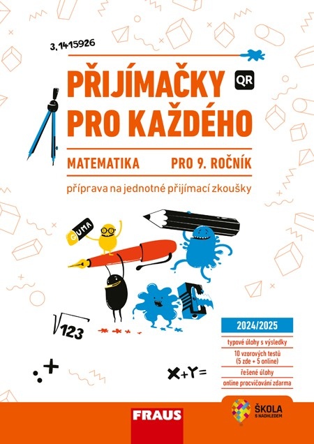 Přijímačky pro každého Matematika 9. ročník, hybridní Fraus