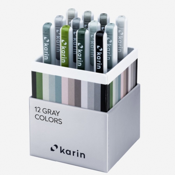 Karin Real brush PRO 12 Gray KARIN