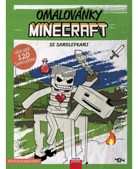 Omalovánky Minecraft se samolepkami Computer Press