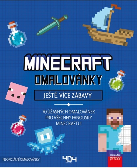 Omalovánky Minecraft – Ještě více zábavy Computer Press