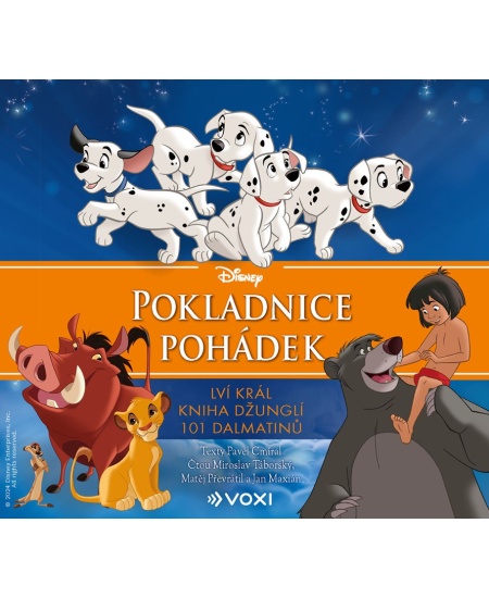 Disney - Lví král, Kniha džunglí, 101 dalmatinů (audio pro děti) Voxi