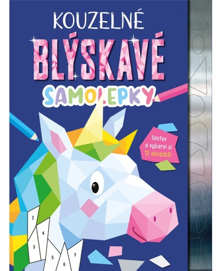 Kouzelné blýskavé samolepky REBO