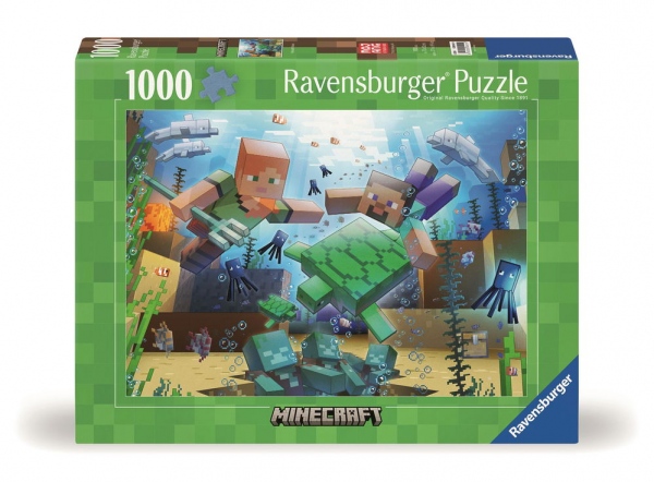 Minecraft 1000 dílků Ravensburger