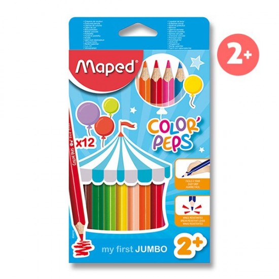 Maped Color Peps Jumbo - souprava pastelek Maped