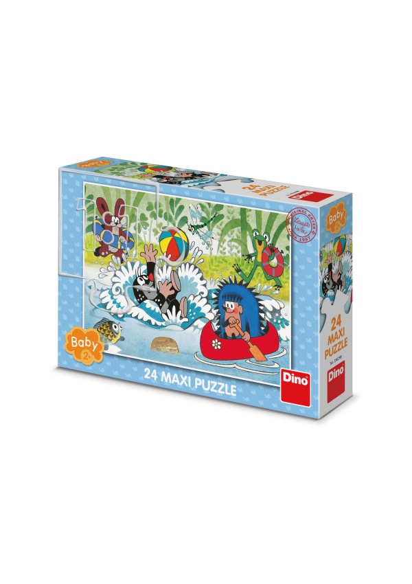 Puzzle Krtek ve vodě 24 dílků maxi DINO