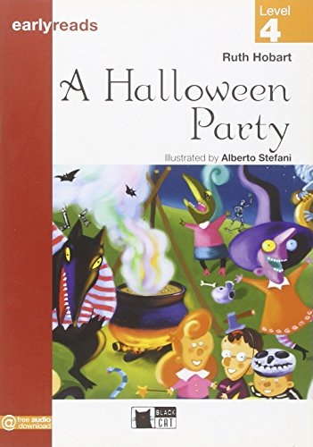 BLACK CAT EARLY READERS 4 - A HALLOWEEN PARTY BLACK CAT - CIDEB