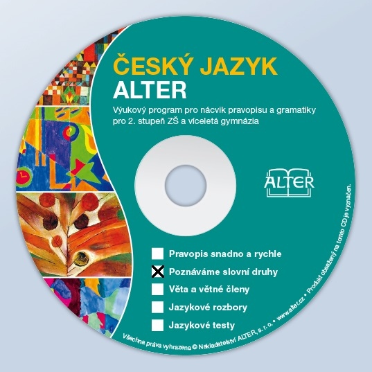 CD Poznáváme slovní druhy - jednouživatelská verze Alter